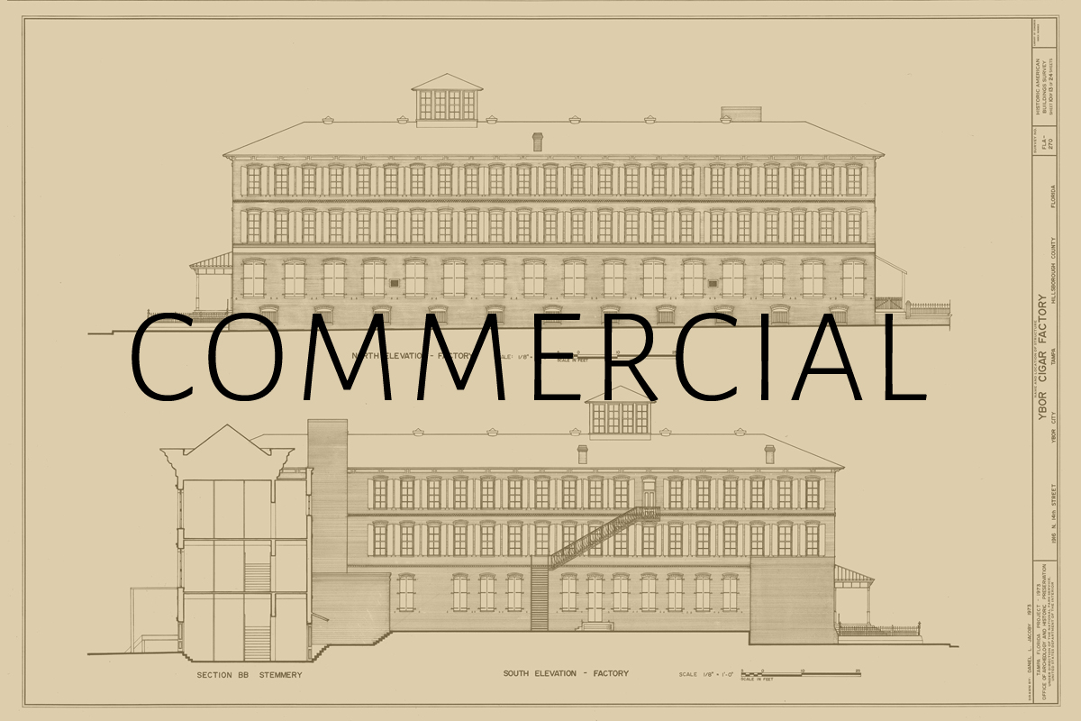 Commercial building drawing